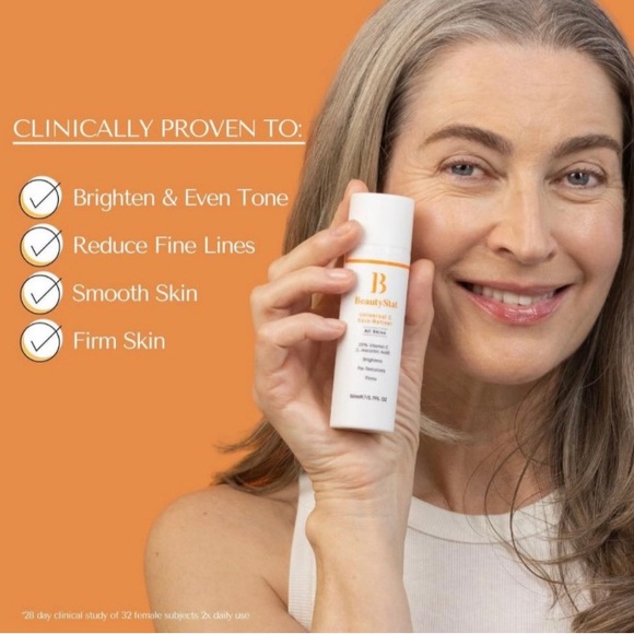 NIB BeautyStat Universal C Skin Refiner Vitamin C Brightening Serum - Picture 5 of 7